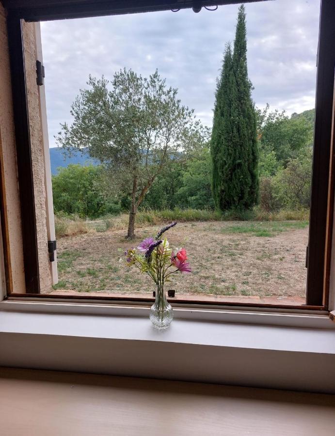 Logement D'Exception Pres Du Colorado Provencal Dans Une Residence Au Calme Avec Piscine Offrant Une Vue Imprenable Sur Le Luberon Depuis Sa Terrasse Viens المظهر الخارجي الصورة
